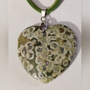 Rhryolite Heart Necklace